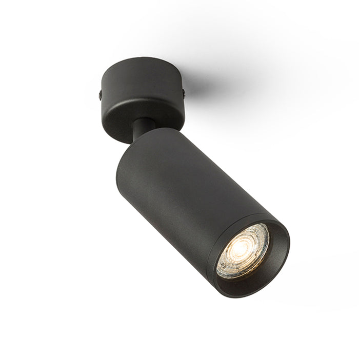 RENDL spotlight BELENOS ceiling black 230V LED GU10 9W R13364 1