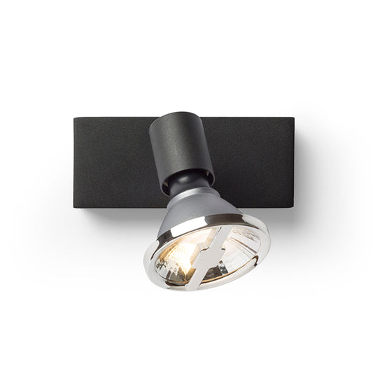 RENDL spotlight TRICA I wall black 230V GU10 25W R13372 4