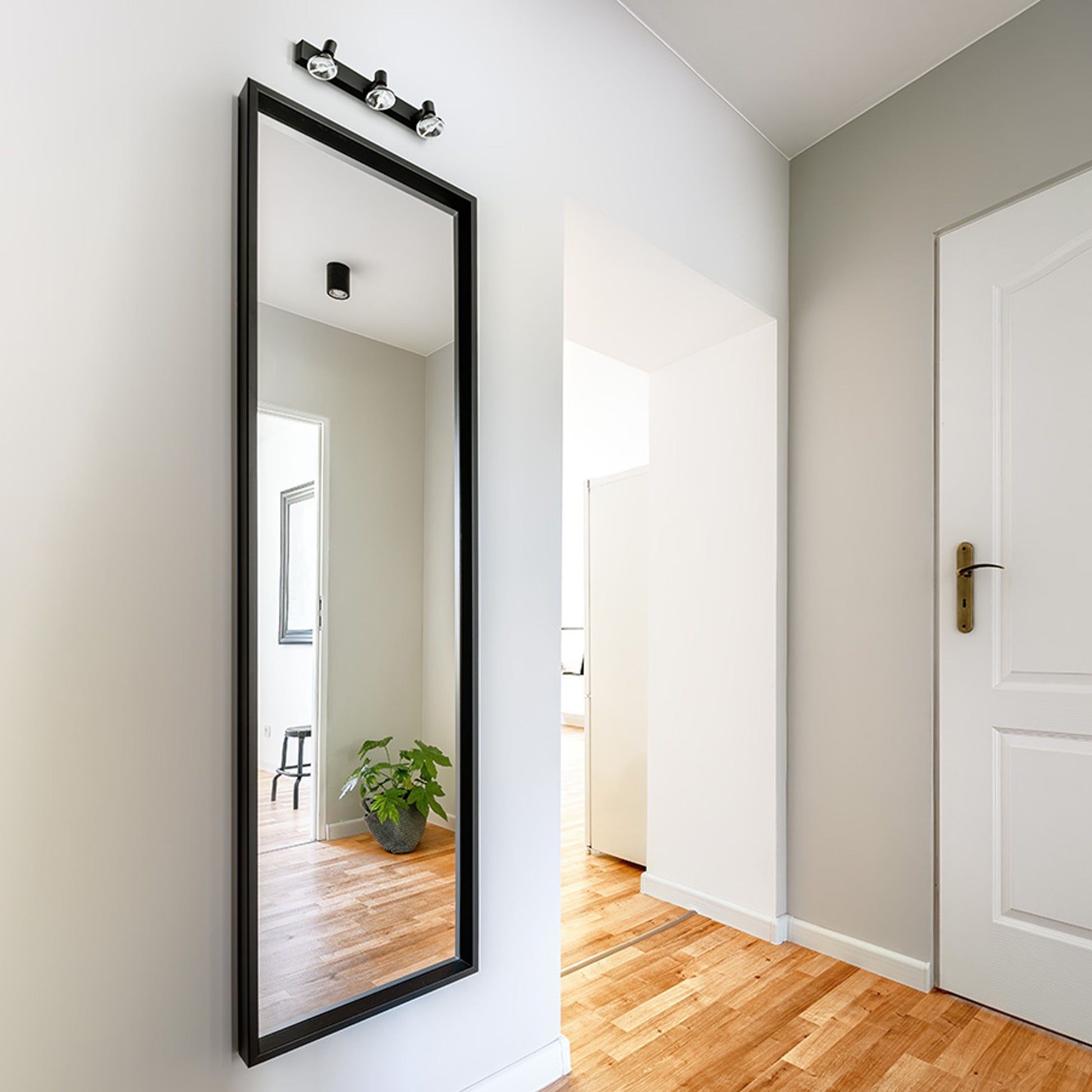 RENDL spotlight TRICA III wall black 230V GU10 3x25W R13376 3