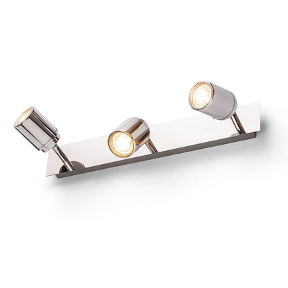 RENDL spotlight DUBLIN III surface mounted  chrome 230V GU10 3x9W IP44 R13379 2