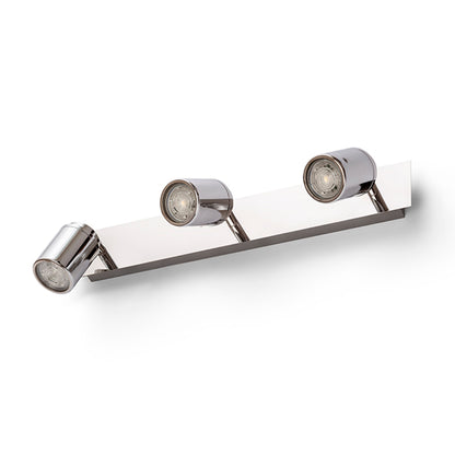 RENDL spotlight DUBLIN III surface mounted  chrome 230V GU10 3x9W IP44 R13379 4