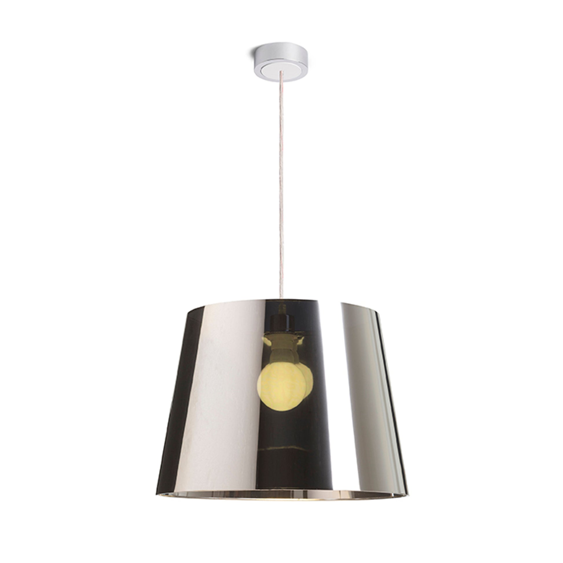 RENDL shades, shade bases, pendent sets ILLUSION 45/33 shade  chrome foil  max. 20W R13417 7