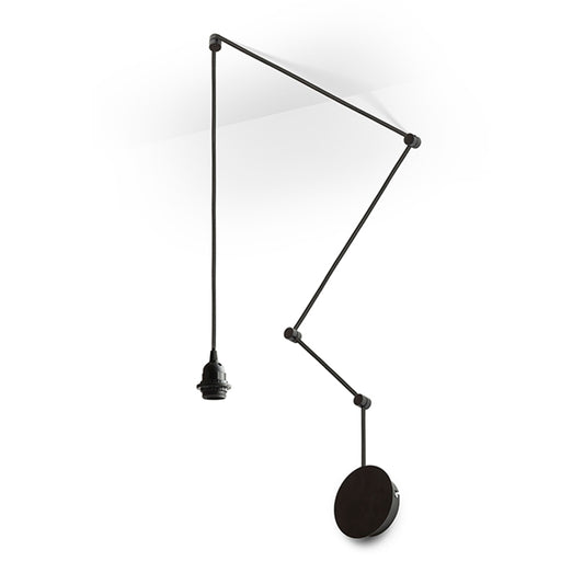 RENDL shades, shade bases, pendent sets SPIDER I pendant set black  230V LED E27 15W R13492 1