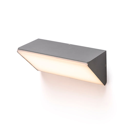 RENDL outdoor lamp ANDANTE wall anthracite grey matte acrylic 230V LED 21W IP65  3000K R13504 1