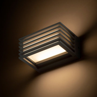 RENDL outdoor lamp CLAIRE 14 wall anthracite grey frosted acrylic 230V LED 6W IP54  3000K R13564 4