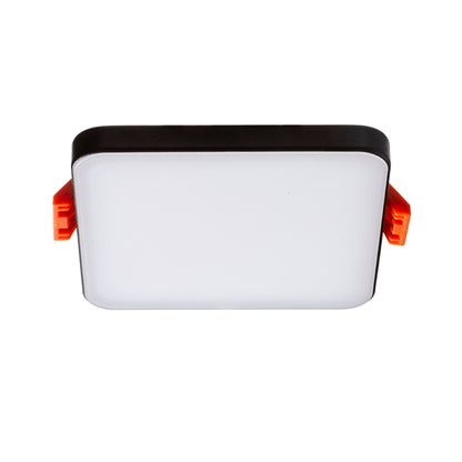 RENDL recessed light BJORK SQ 9 recessed black  230V LED 6W  3000K R13589 6