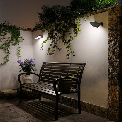 RENDL outdoor lamp TWIST wall anthracite grey  230V LED 12W IP65  3000K R13616 2