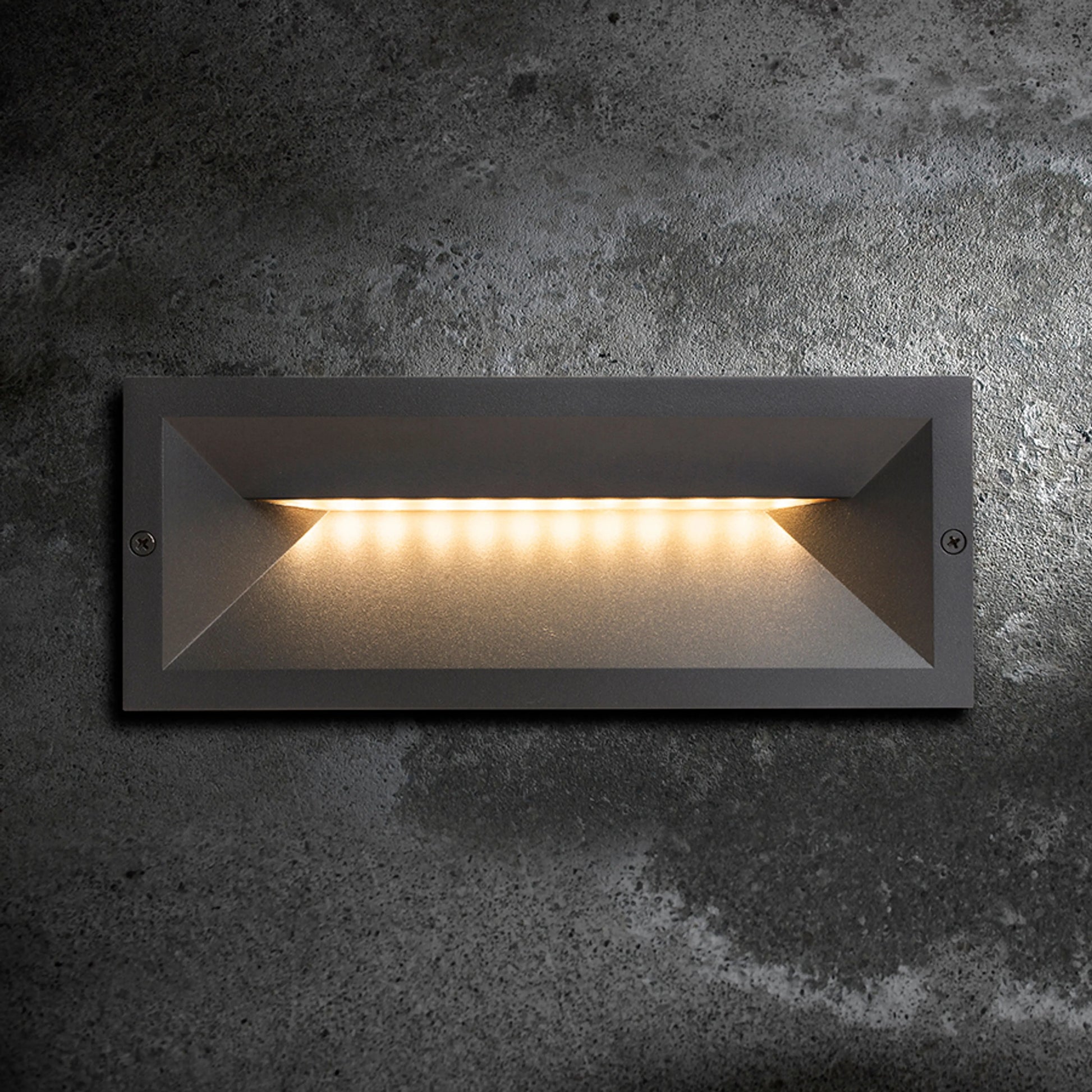 RENDL outdoor lamp RAGG recessed black 230V LED 12W IP65 3000K R13621 3
