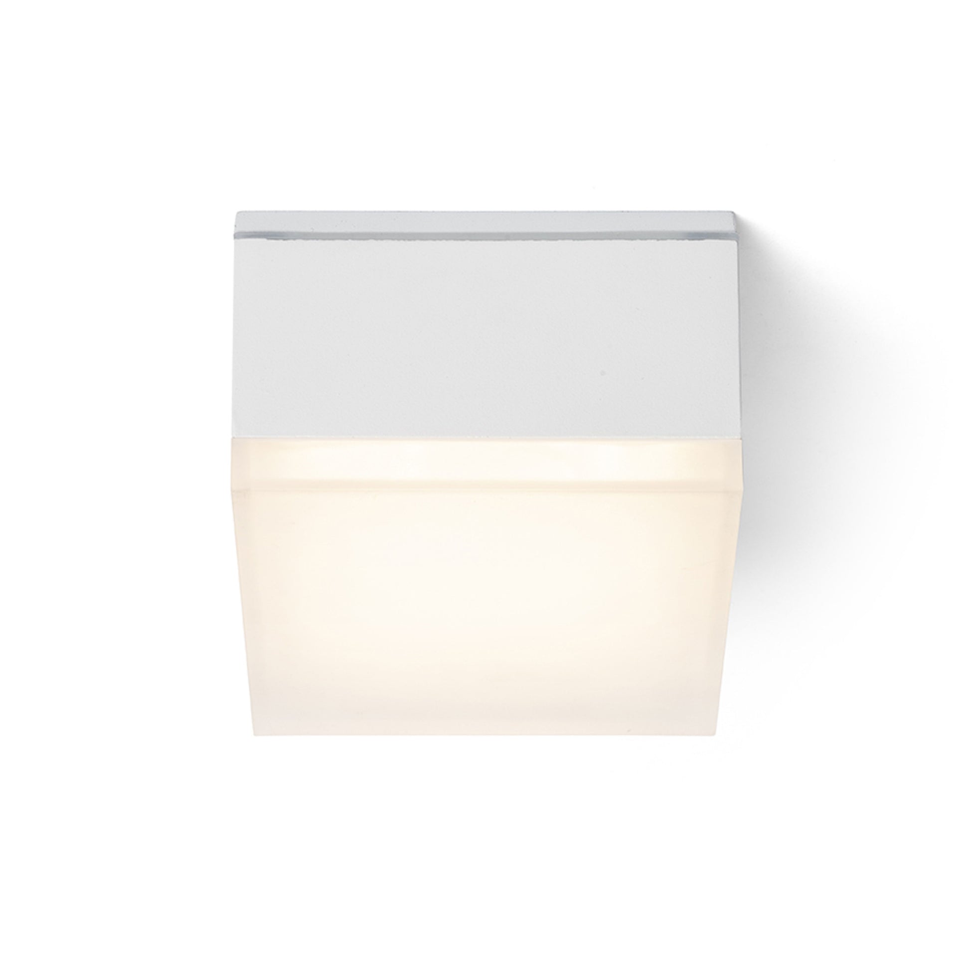 RENDL outdoor lamp ORIN SQ ceiling white satinated acrylic 230V LED 10W IP54 3000K R13628 4