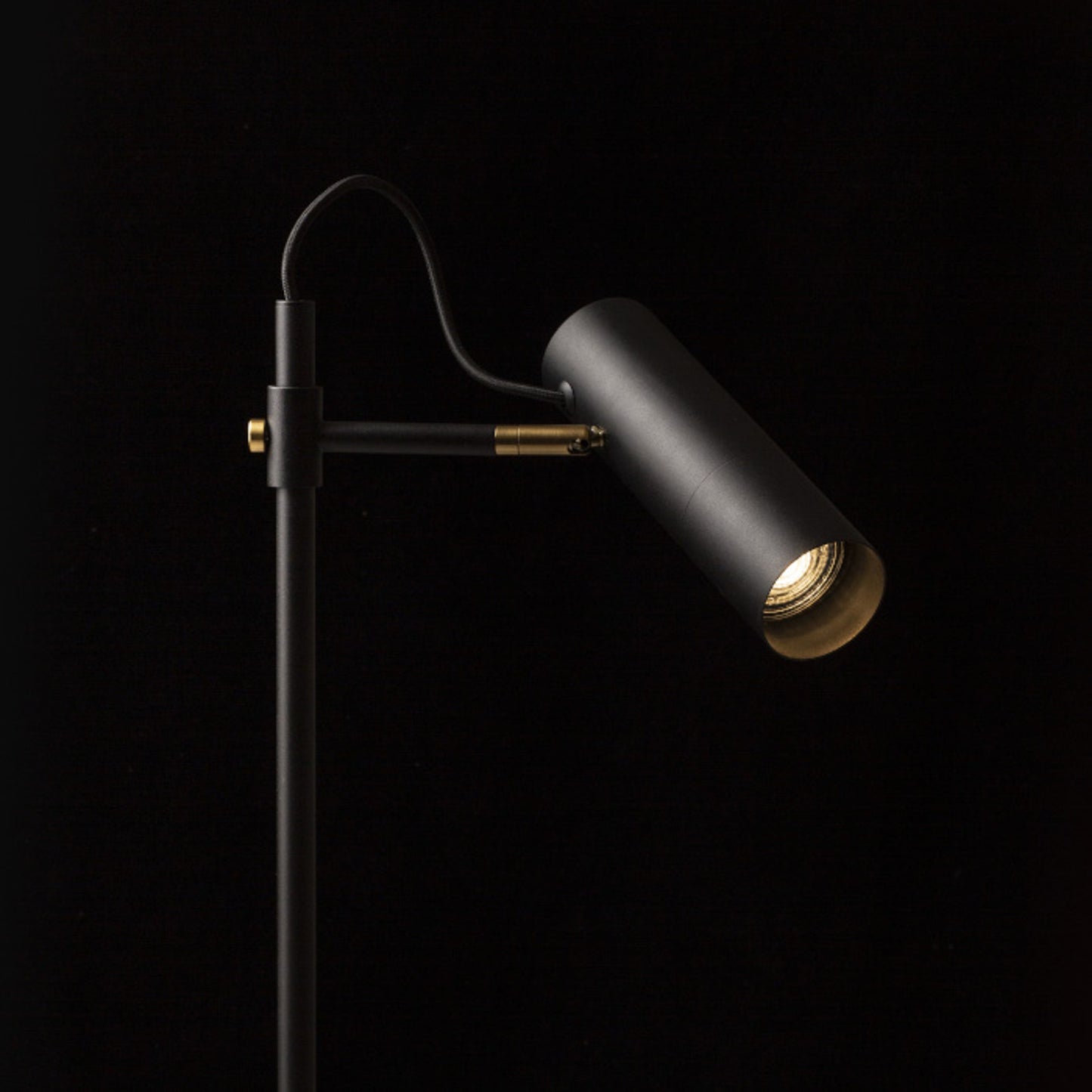 RENDL floor lamp VARIA floor black brass 230V LED GU10 9W R13660 4