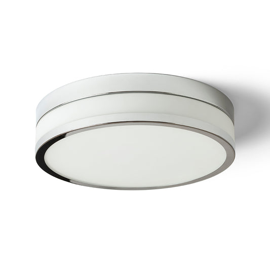 RENDL surface mounted lamp CIRA LED 35 ceiling  opal-colored glass/chrome 230V LED 24W IP44  3000K R13681 1