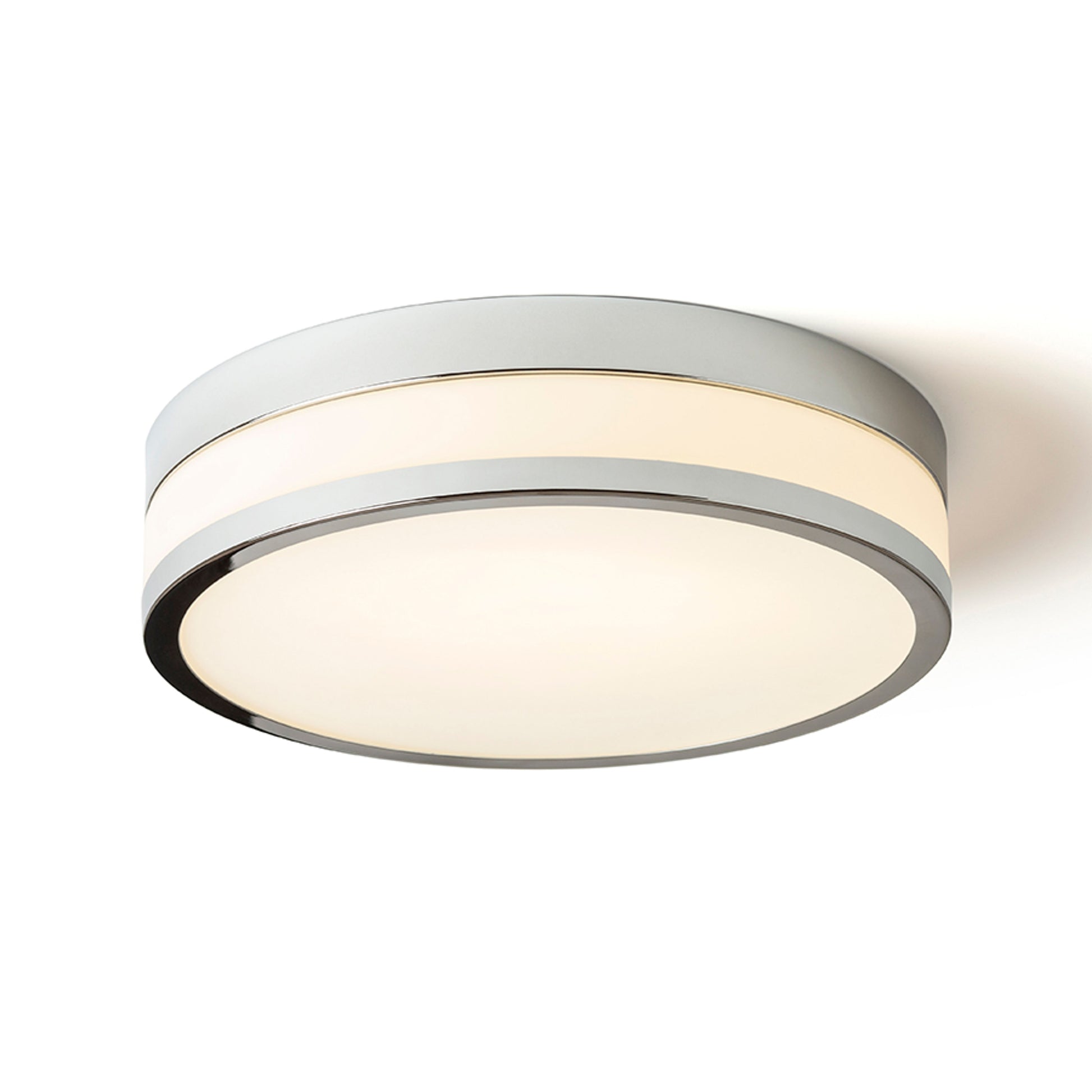 RENDL surface mounted lamp CIRA LED 35 ceiling  opal-colored glass/chrome 230V LED 24W IP44  3000K R13681 2