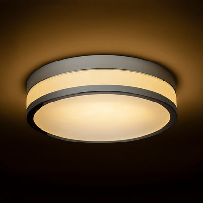 RENDL surface mounted lamp CIRA LED 35 ceiling  opal-colored glass/chrome 230V LED 24W IP44  3000K R13681 3