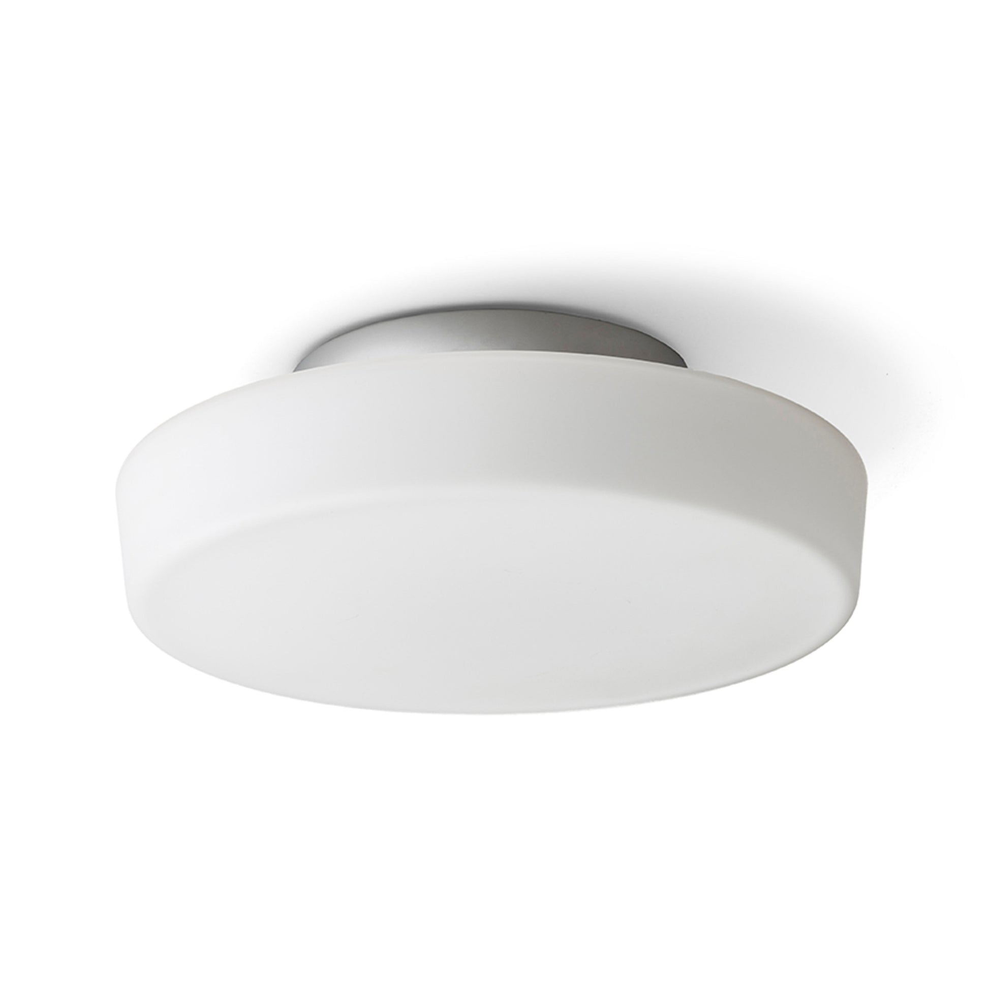 RENDL surface mounted lamp ZARA LED 26 ceiling  opal-colored glass/chrome 230V LED 12W IP44  3000K R13686 1