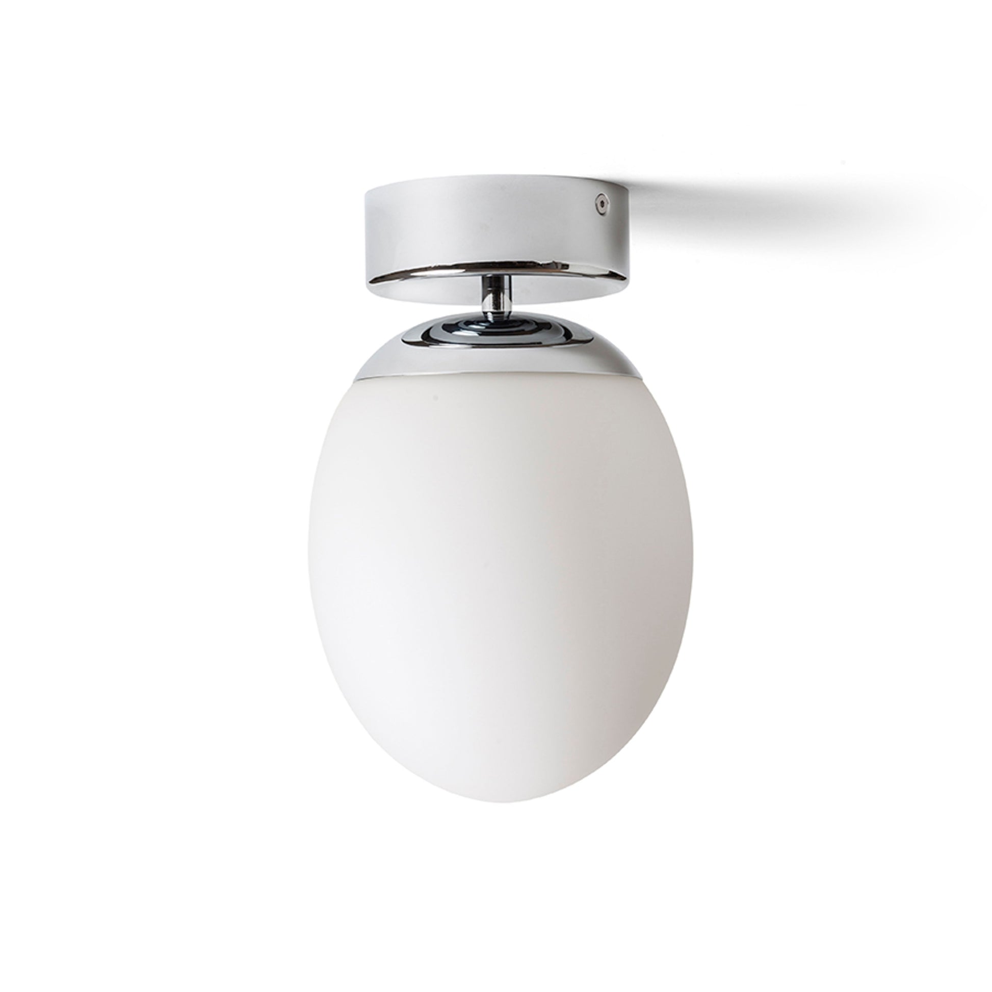 RENDL surface mounted lamp MERINGUE 16 ceiling  opal-colored glass/chrome 230V LED E27 15W IP44 R13690 2