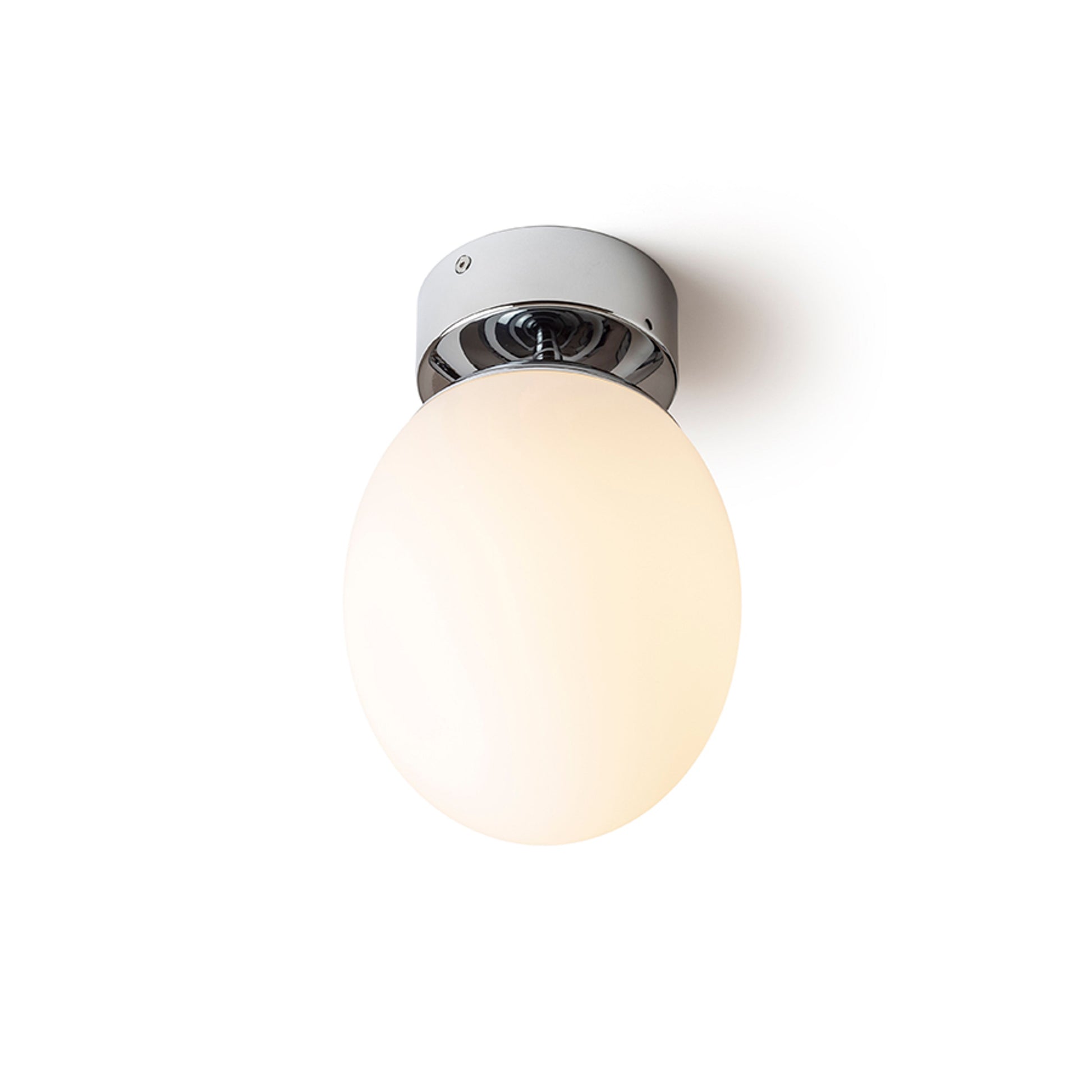 RENDL surface mounted lamp MERINGUE 16 ceiling  opal-colored glass/chrome 230V LED E27 15W IP44 R13690 5