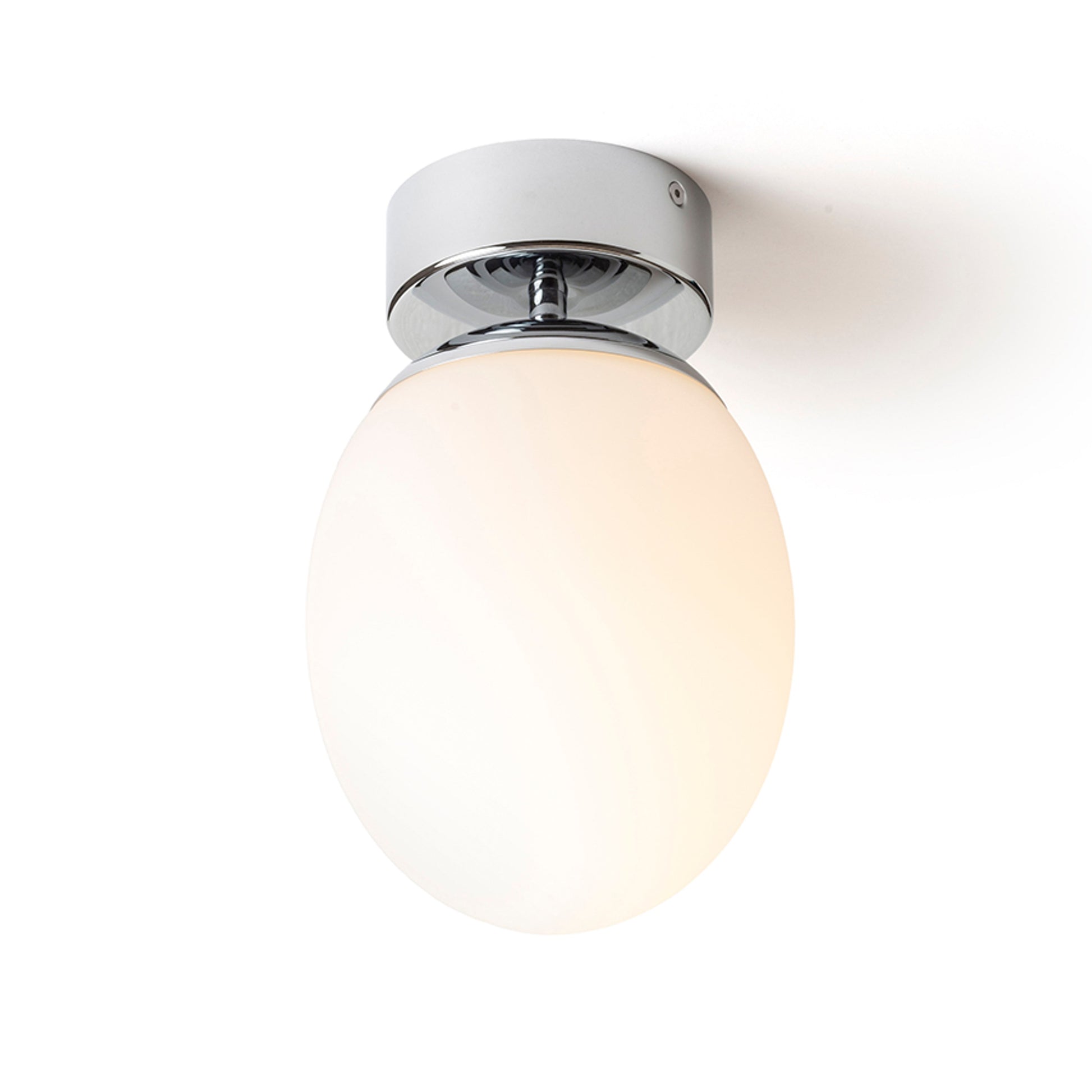 RENDL surface mounted lamp MERINGUE 16 ceiling  opal-colored glass/chrome 230V LED E27 15W IP44 R13690 6