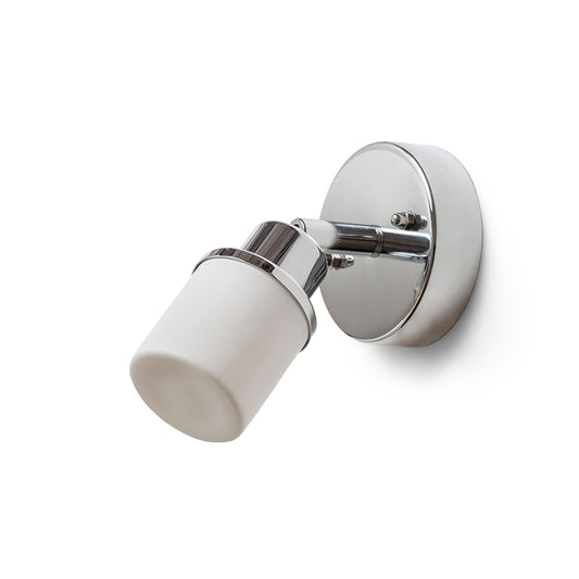 RENDL spotlight LINN I wall  opal-colored glass/chrome 230V LED G9 3W IP44 R13695 1