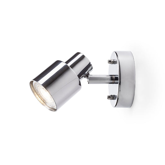 RENDL spotlight VALTO I wall  chrome 230V GU10 LED 5W IP44 R13696 1