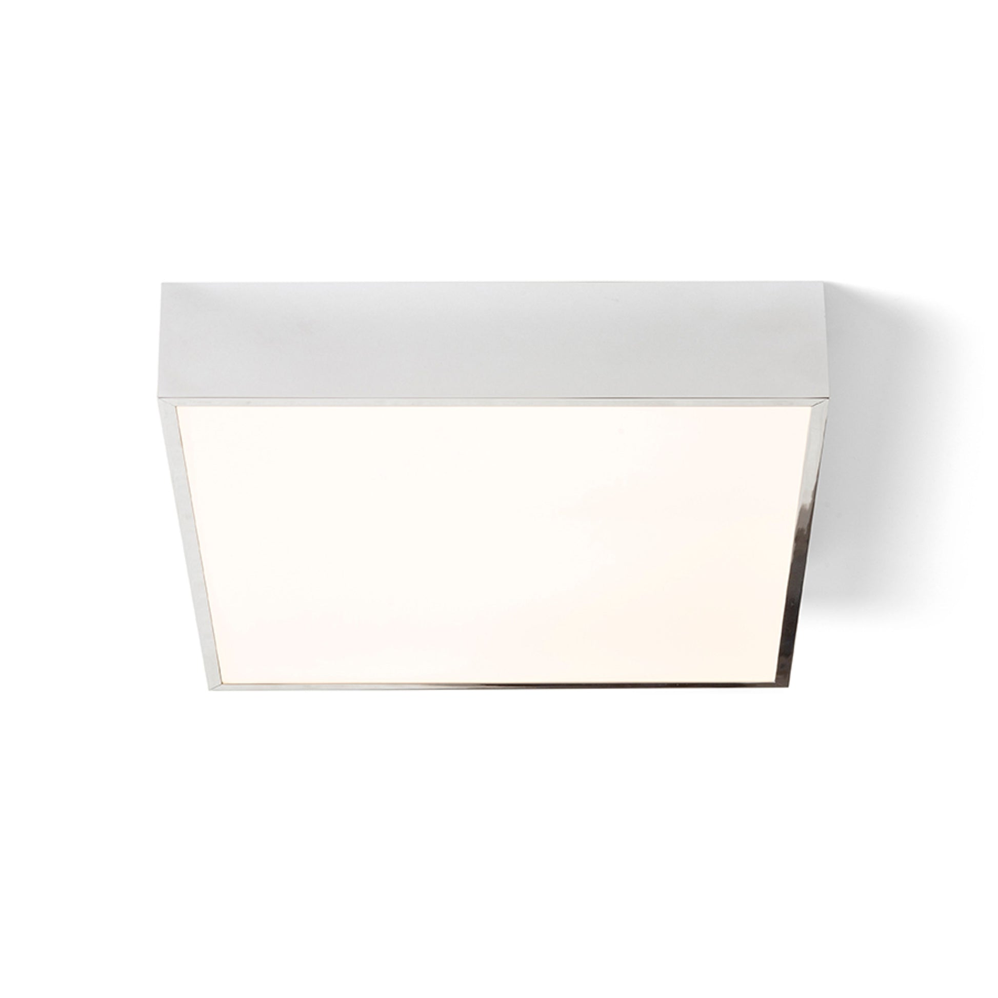 RENDL surface mounted lamp MERANO LED 30 ceiling  chrome/matte acrylic 230V LED 16W IP44  3000K R13697 2