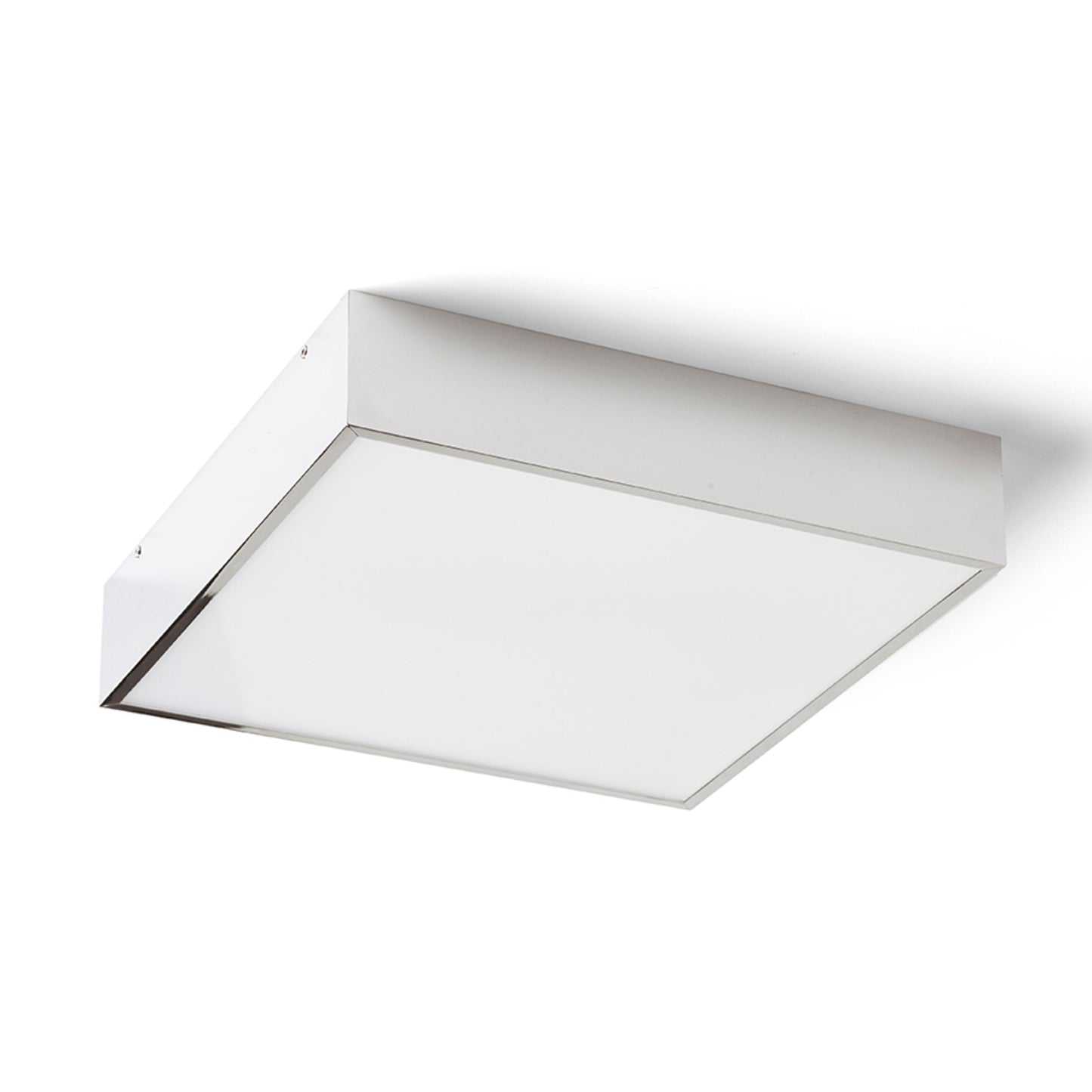 RENDL surface mounted lamp MERANO LED 30 ceiling  chrome/matte acrylic 230V LED 16W IP44  3000K R13697 3