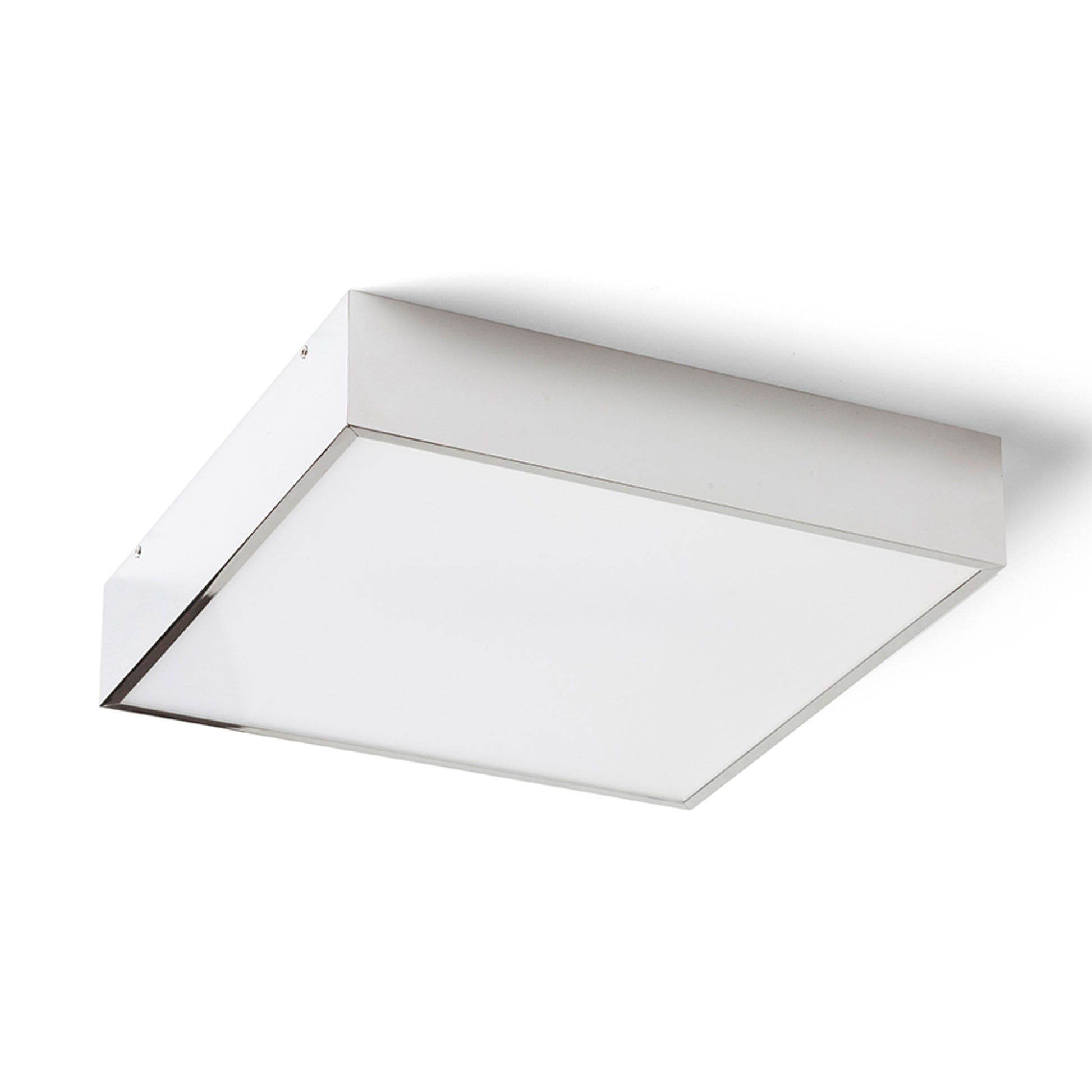 RENDL surface mounted lamp MERANO LED 30 ceiling  chrome/matte acrylic 230V LED 16W IP44  3000K R13697 3