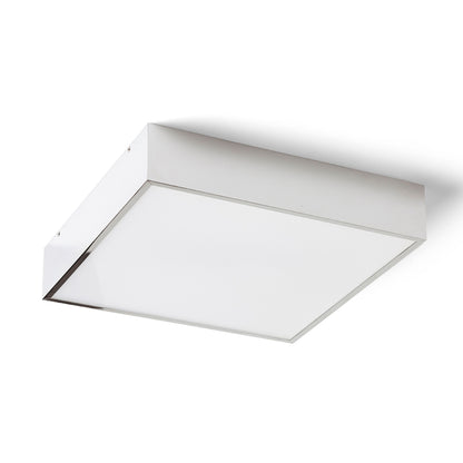 RENDL surface mounted lamp MERANO LED 30 ceiling  chrome/matte acrylic 230V LED 16W IP44  3000K R13697 3