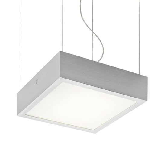 RENDL pendant lamp STRUCTURAL LED 20x20 pendant  brushed aluminum 230V LED 12W  3000K R13709 1