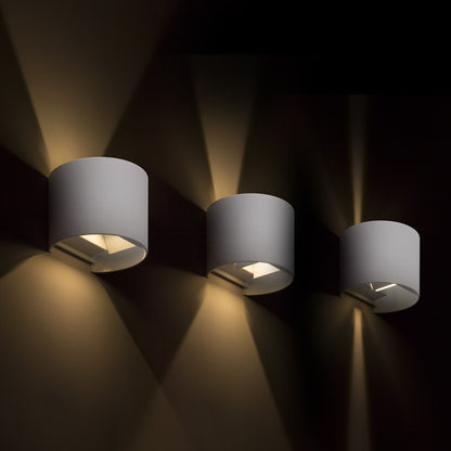 RENDL outdoor lamp TITO R DIMM wall white  230V LED 2x3W IP65  3000K R13736 2