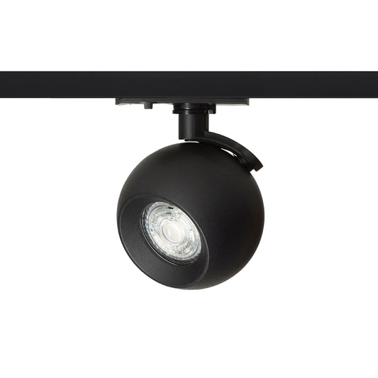RENDL 1-circuit track system SIENA for 1-circuit tracks black  230V LED GU10 9W R13760 1