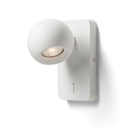 RENDL spotlight SIENA wall white  230V LED GU10 9W R13761 1