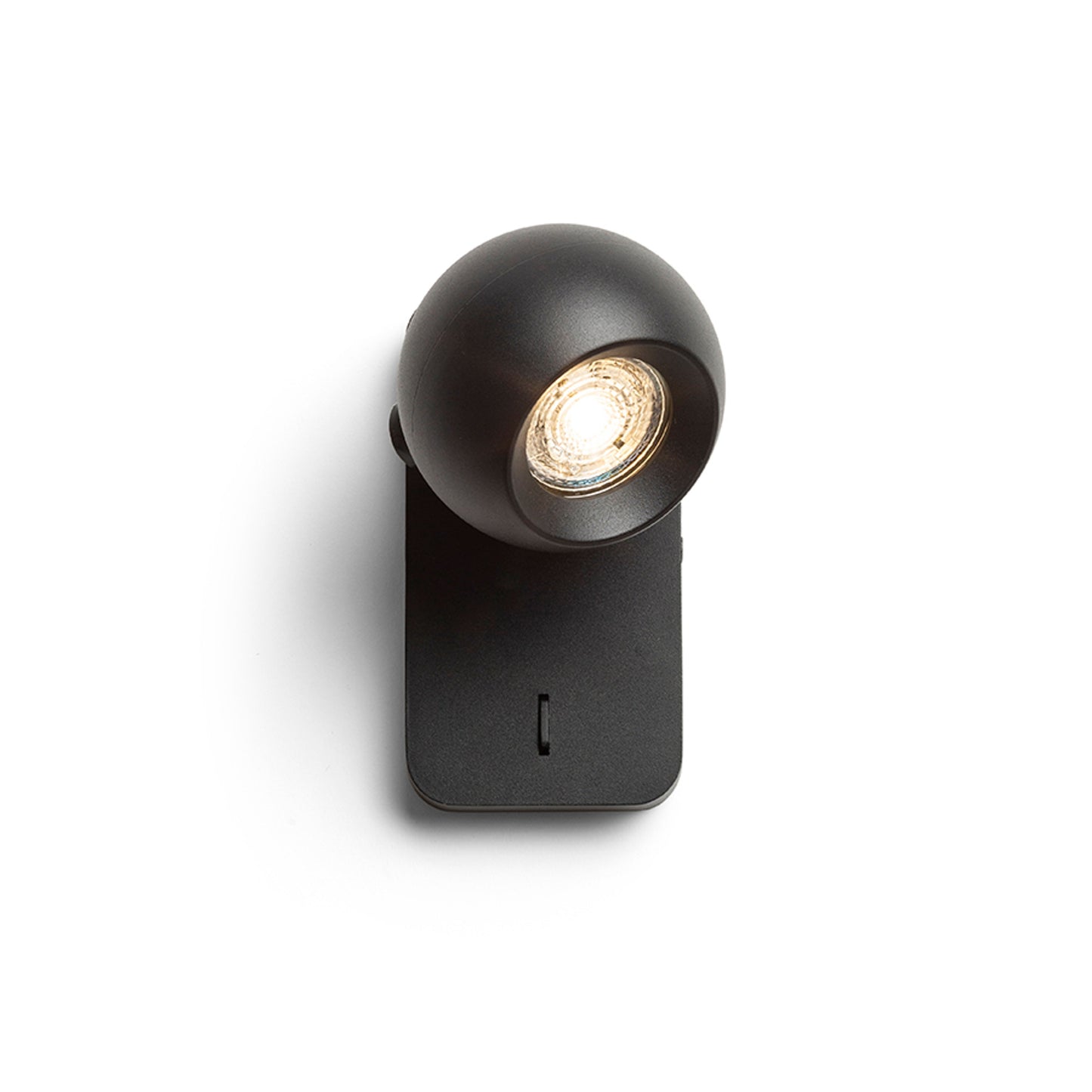 RENDL spotlight SIENA wall black  230V LED GU10 9W R13762 2
