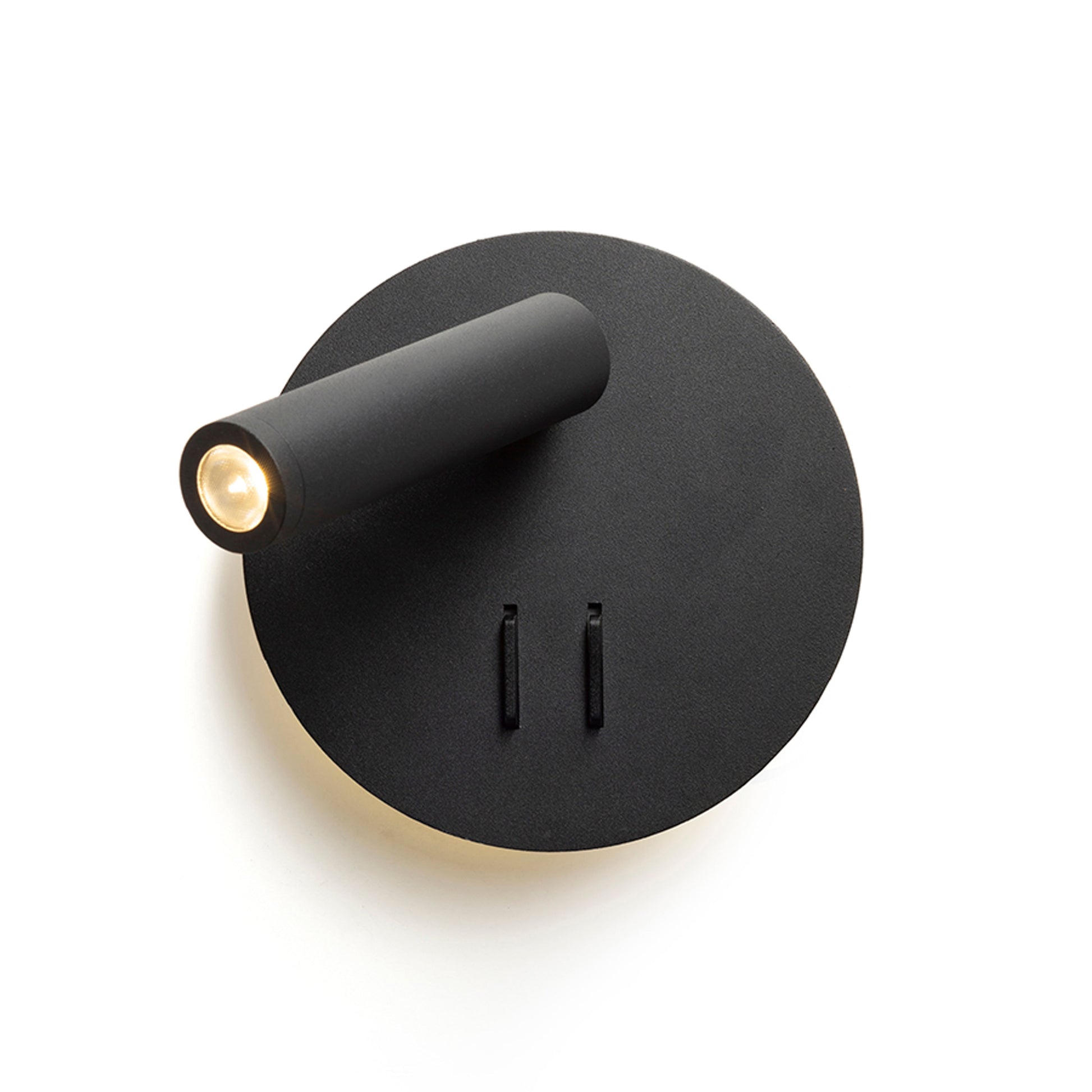 RENDL spotlight THALIA wall black satinated acrylic 230V LED 6+3W 3000K R13765 8