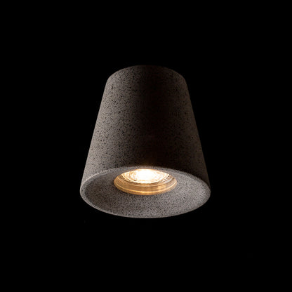 RENDL surface mounted lamp VOLCA ceiling  concrete/dark granite 230V LED GU10 5W R13795 3