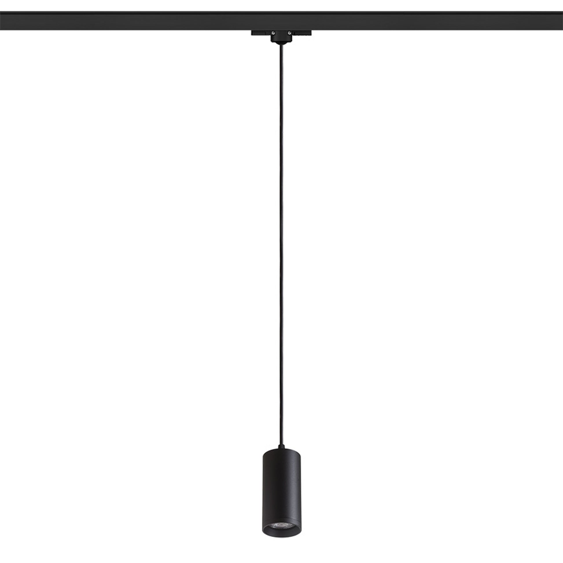 RENDL 3-circuit track system BELENOS for 3-circuit tracks pendant black 230V LED GU10 9W R13858 2