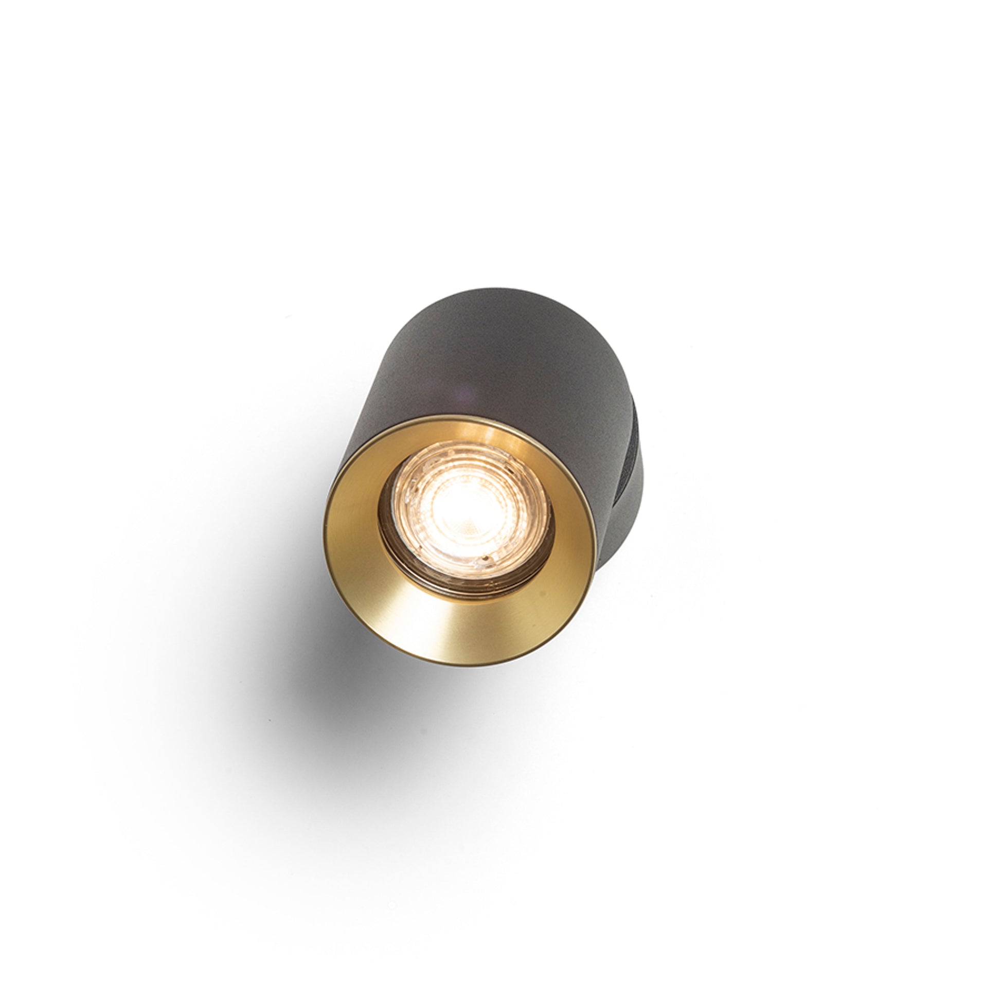 RENDL spotlight DARIO ceiling black brushed brass 230V LED GU10 9W R13868 7