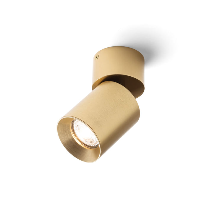 RENDL spotlight DARIO ceiling  brushed brass 230V LED GU10 9W R13869 1