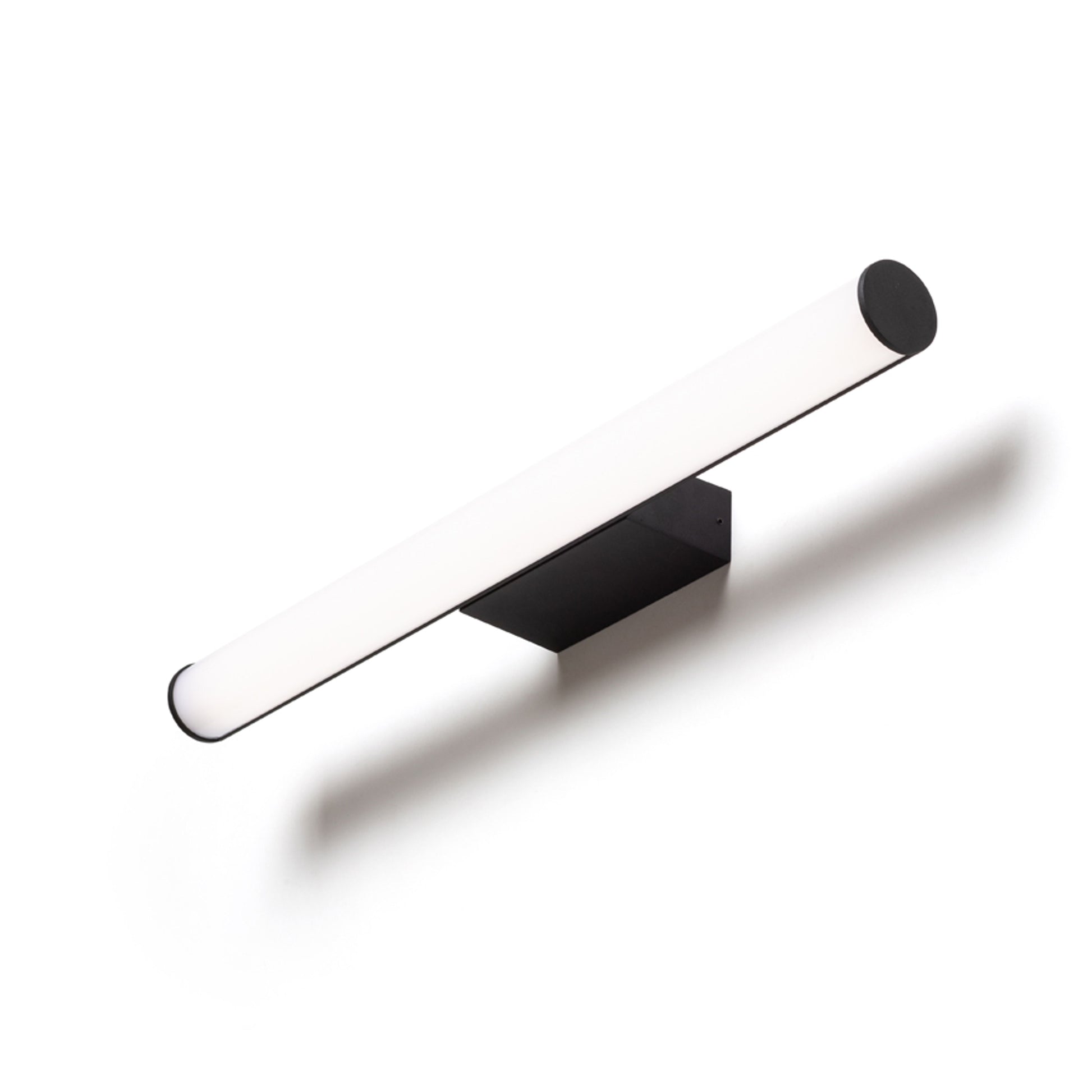 RENDL wall lamp CASSAMBA 60 wall black frosted acrylic 230V LED 12W IP44  3000K 4000K R13888 6