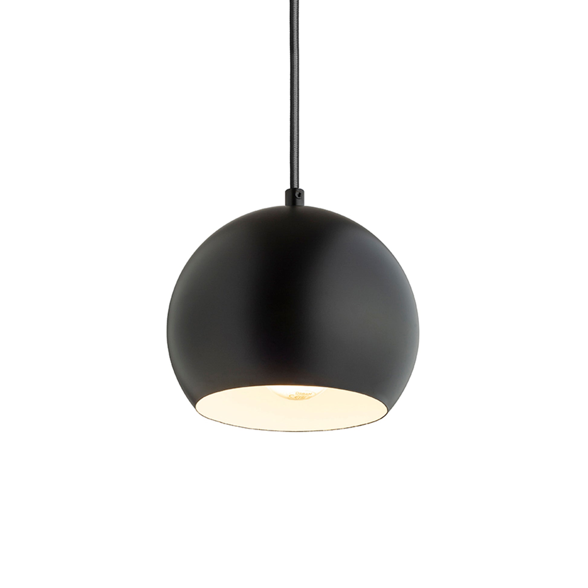 RENDL pendant lamp AGNETA pendant black  230V LED E27 11W R13898 2