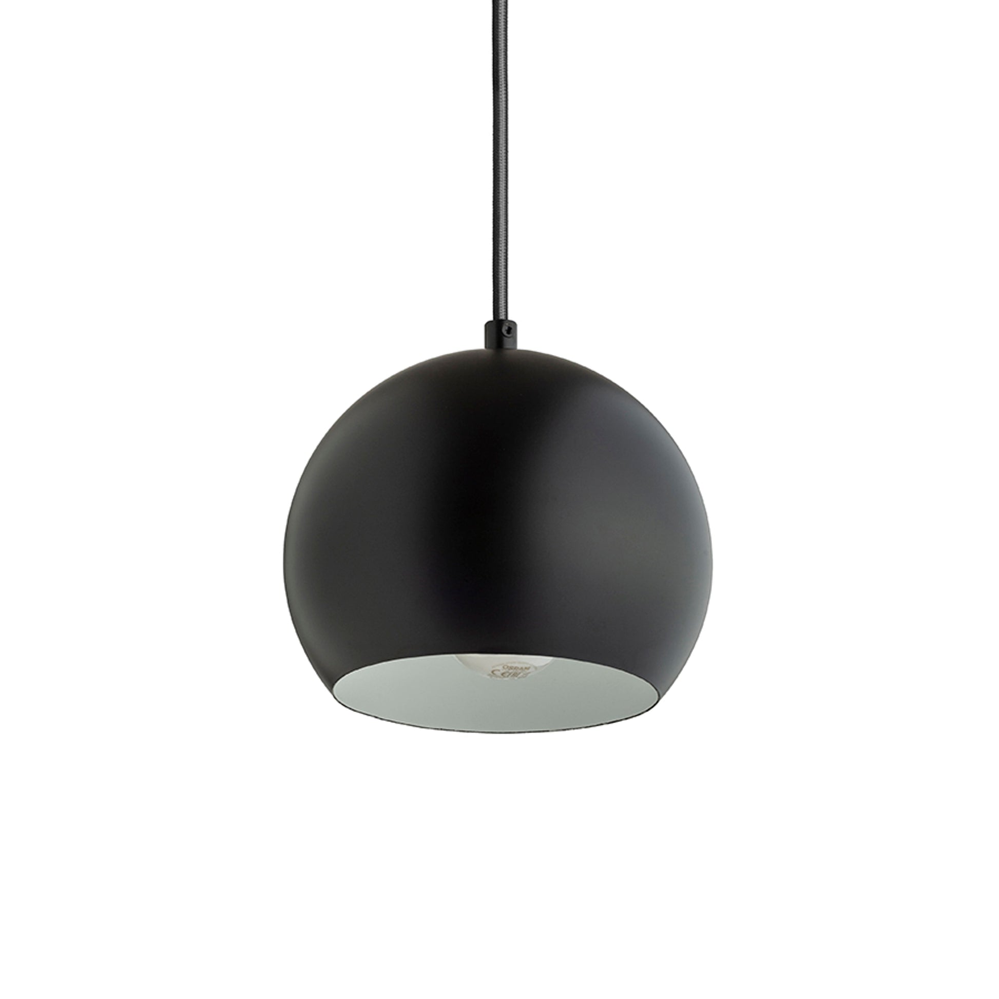 RENDL pendant lamp AGNETA pendant black  230V LED E27 11W R13898 4