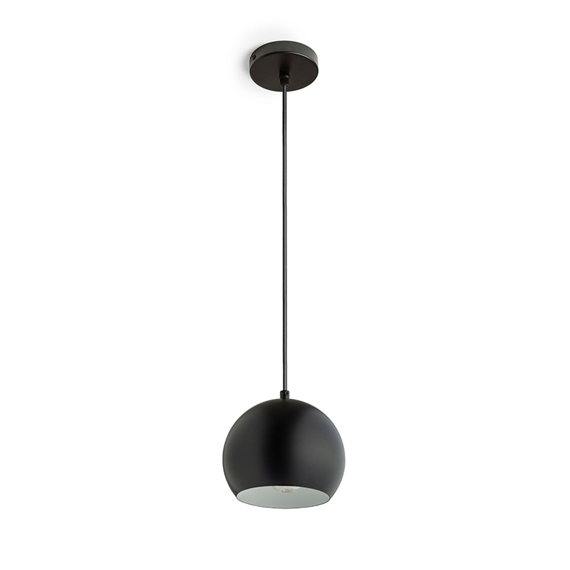 RENDL pendant lamp AGNETA pendant black  230V LED E27 11W R13898 5