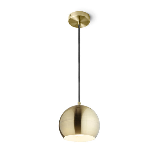 RENDL pendant lamp AGNETA pendant  brushed brass 230V LED E27 11W R13899 1