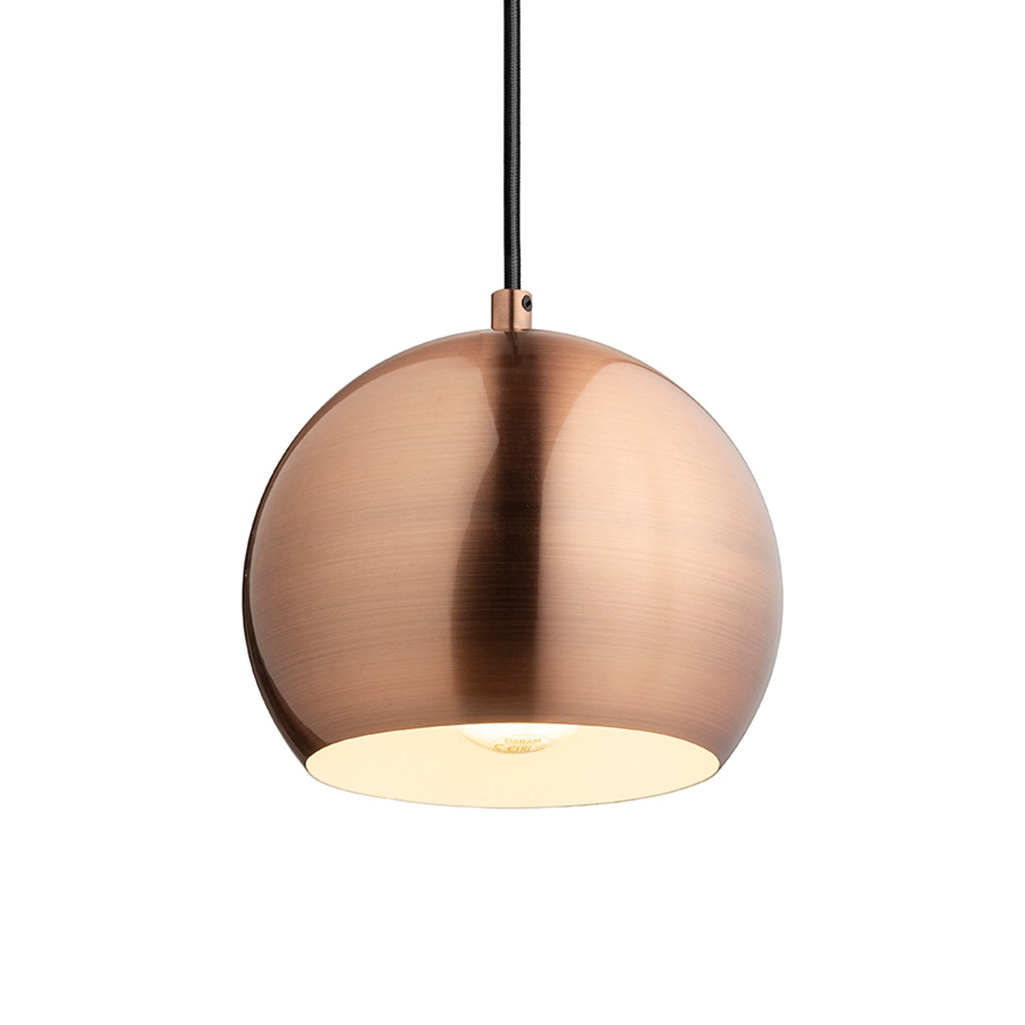 RENDL pendant lamp AGNETA pendant  brushed copper 230V LED E27 11W R13900 3