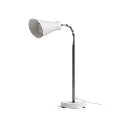 RENDL table lamp ANIKA table matte white matt nickel 230V LED E27 15W R13905 7