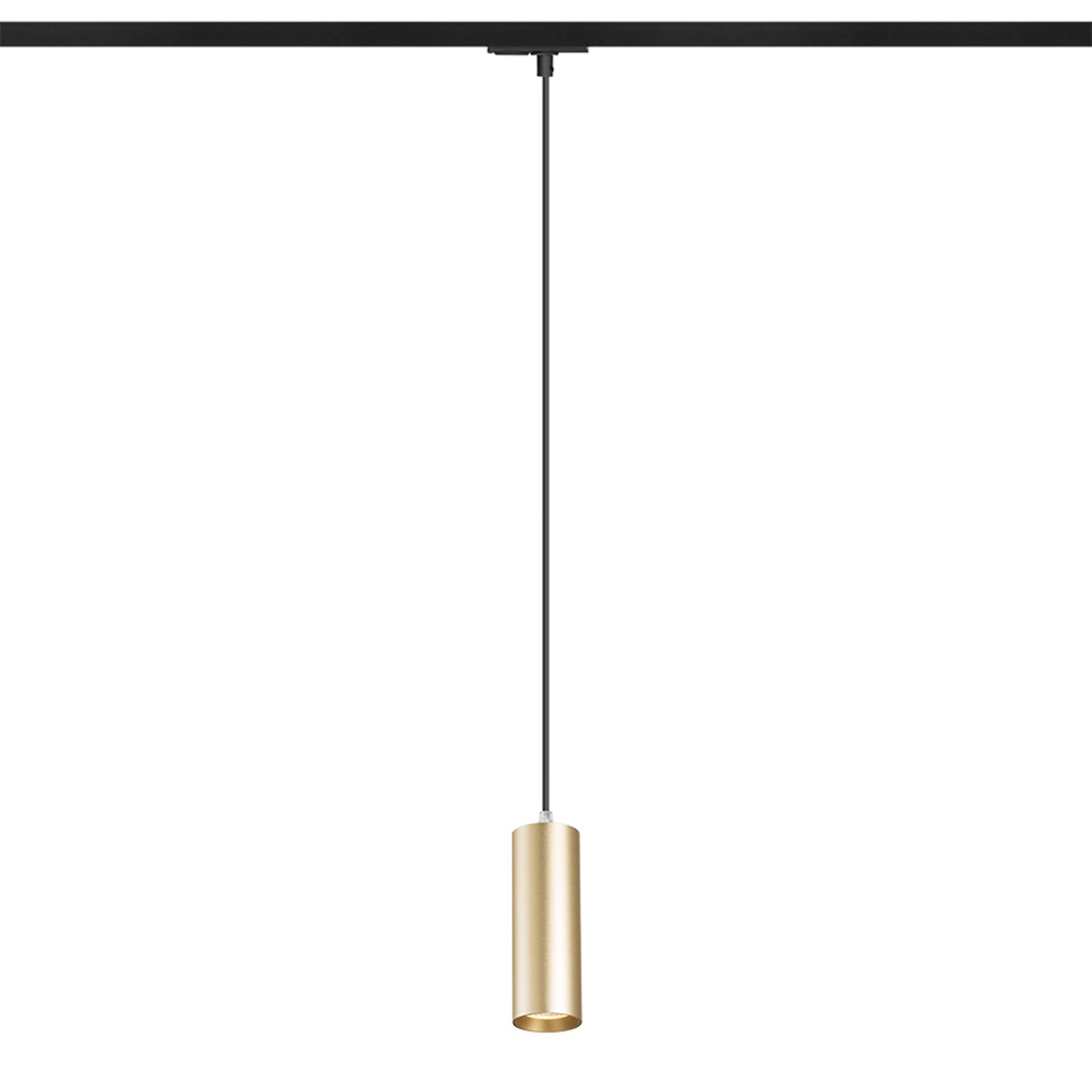 RENDL 1-circuit track system MAVRO for 1-circuit tracks pendant gold 230V LED 12W 38° 3000K R13981 2