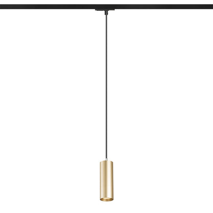 RENDL 1-circuit track system MAVRO for 1-circuit tracks pendant gold 230V LED 12W 38° 3000K R13981 2