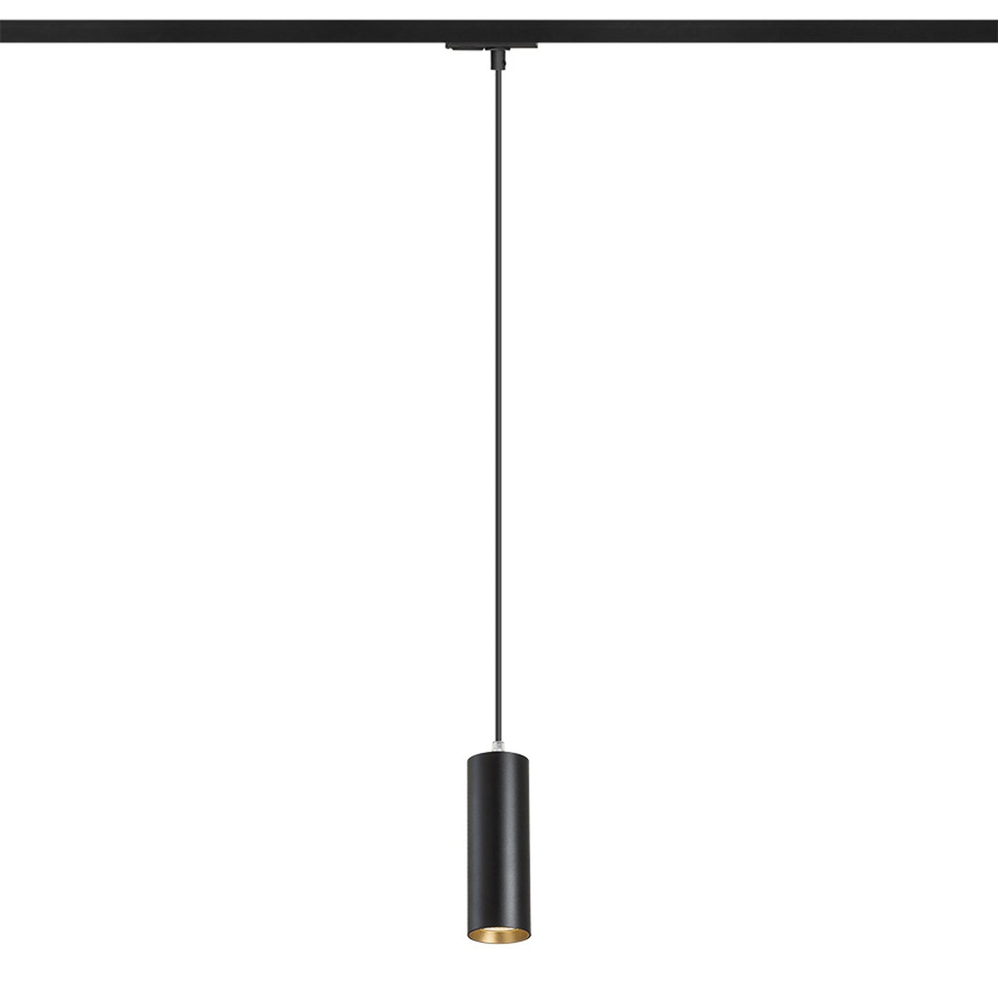 RENDL 1-circuit track system MAVRO for 1-circuit tracks pendant black/gold 230V LED 12W 38° 3000K R13982 2