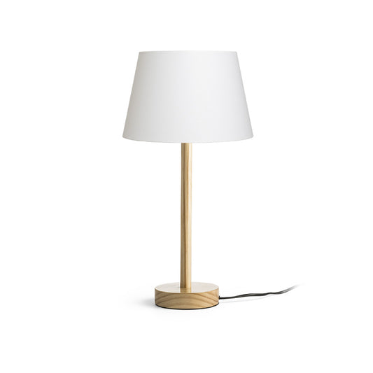 RENDL table lamp MAUI/ALVIS 24 table white wood 230V LED E27 11W R14033 1