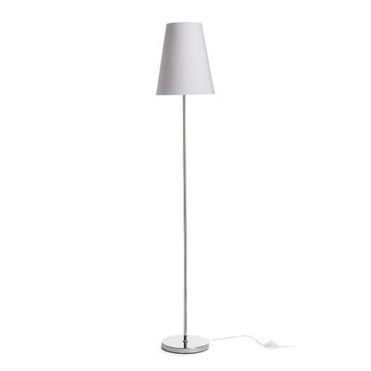 RENDL floor lamp NYC/CONNY 25 floor  Polycotton white/chrome 230V LED E27 15W R14074 1
