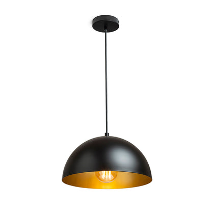 RENDL pendant lamp GLADYS 30 pendant black/gold  230V LED E27 15W R14110 1